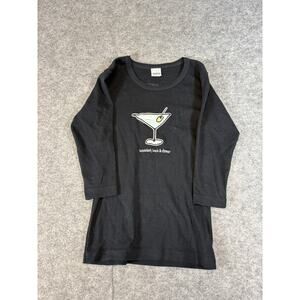 Plum Cocktails Breakfast Lunch & Dinner T Shirt Mens Small Black Be As You Are